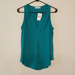 Lush Tank Top, Teal size Small